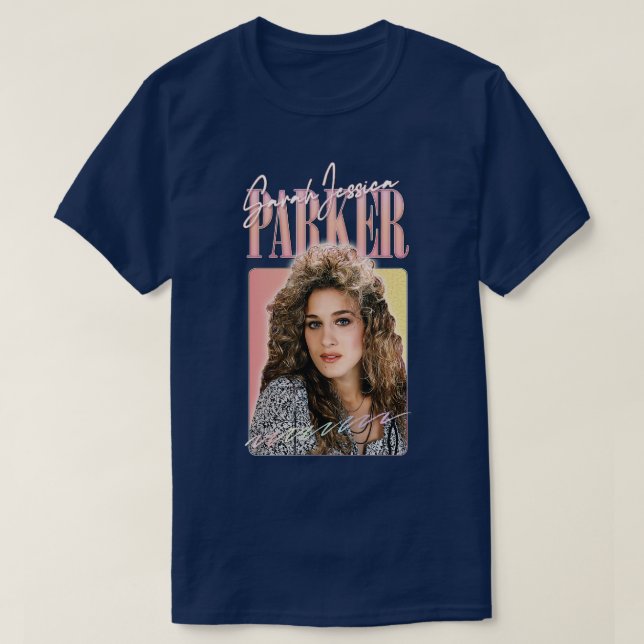 Sarah Jessica Parker 90s Aesthetic Design T Shirt (Design framsida)