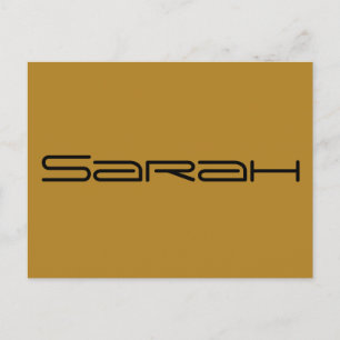 Sarah, karaktär från Orphan Black, geometric lett Vykort