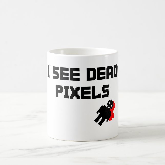 Sarah Marshall döda PIXEL Kaffemugg (Center)