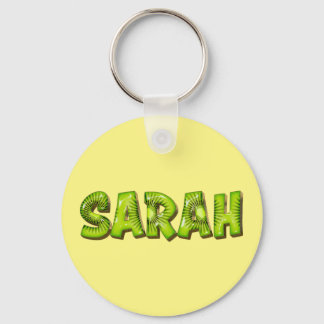 Sarah Name Kiwi Design Schlüsselanhänger Nyckelring