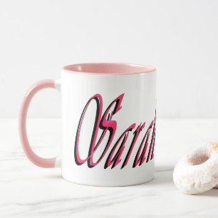 Sarah, Namn, Logo, Mugg