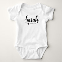 Sarah Namn Reveal betyder minimal modern skrift