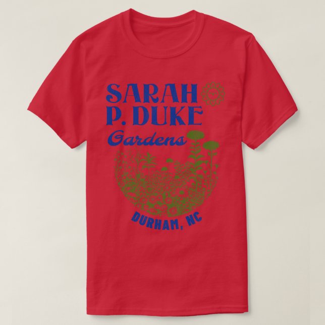 Sarah P Duke Gardens 70s Retro Sightsee T Shirt (Design framsida)