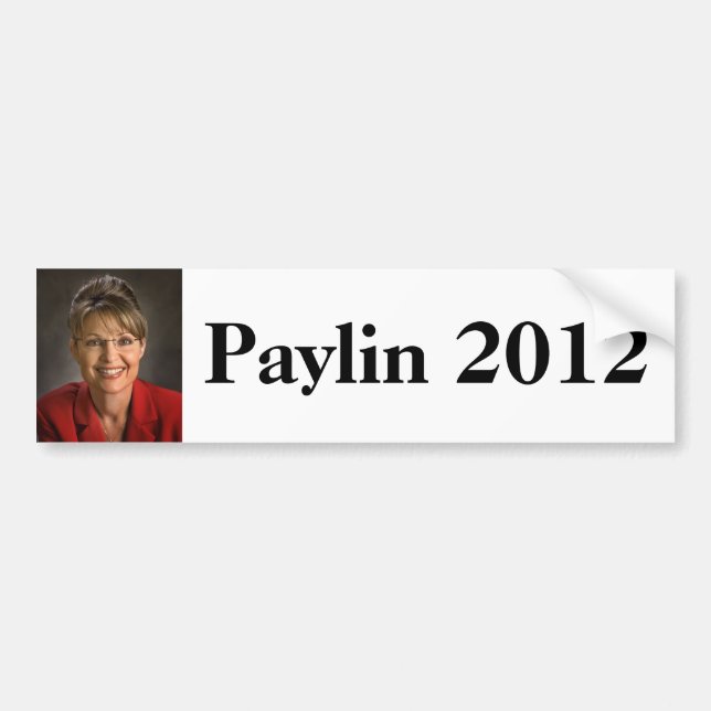 Sarah Palin 2012 Bildekal (Framsidan)