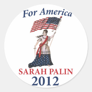 Sarah Palin 2012 Runt Klistermärke