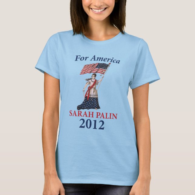 Sarah Palin 2012 T-shirt (Framsida)