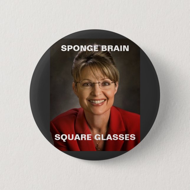 sarah palin 3, SNYLTAR HJÄRNAN, KVADRERAR Knapp (Framsida)