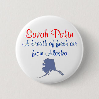 Sarah Palin andedräkt av ny luft Alaska knäppas Knapp