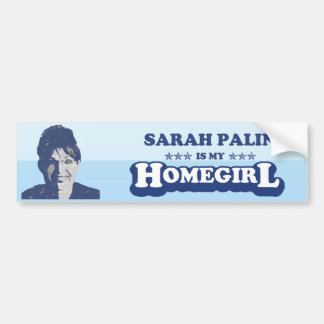 SARAH PALIN ÄR MIN HOMEGIRL BILDEKAL