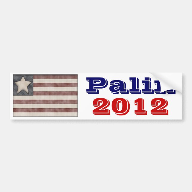 Sarah Palin bildekal 2012 (Framsidan)