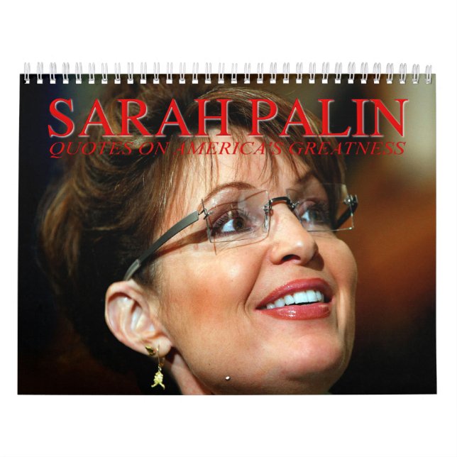 Sarah Palin citerar väggkalendern Kalender (Omslag)