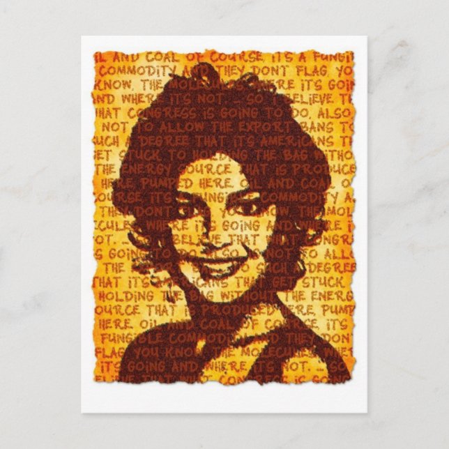 Sarah Palin Funsible Commodity Mini Art Postcard Vykort (Framsida)