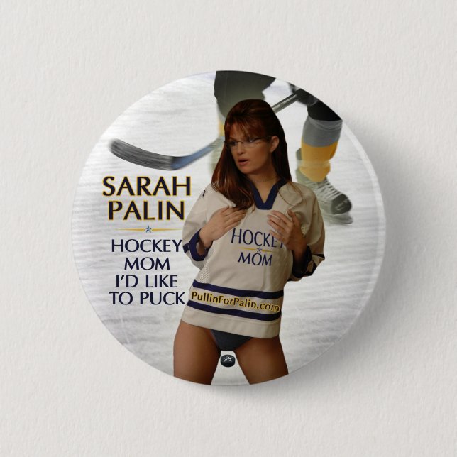 Sarah Palin - hockeymamman skulle jag något Knapp (Framsida)