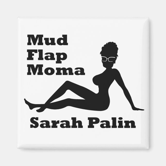 Sarah Palin Lera Flap Moma Magnet (Framsidan)