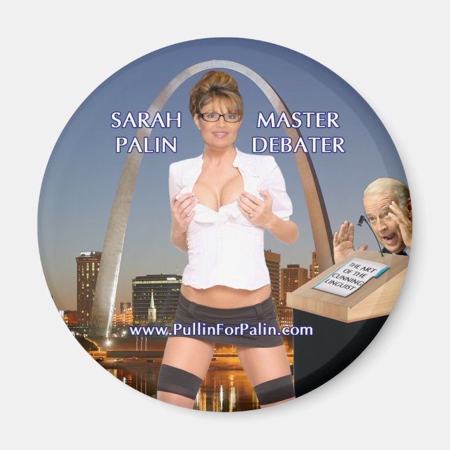 Sarah Palin - Master Debater Magnet (Framsidan)
