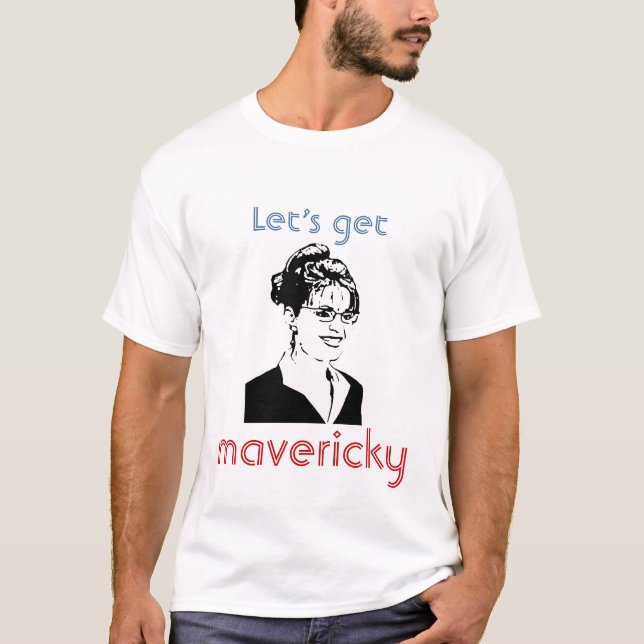 Sarah Palin - Mavericky T-shirt (Framsida)