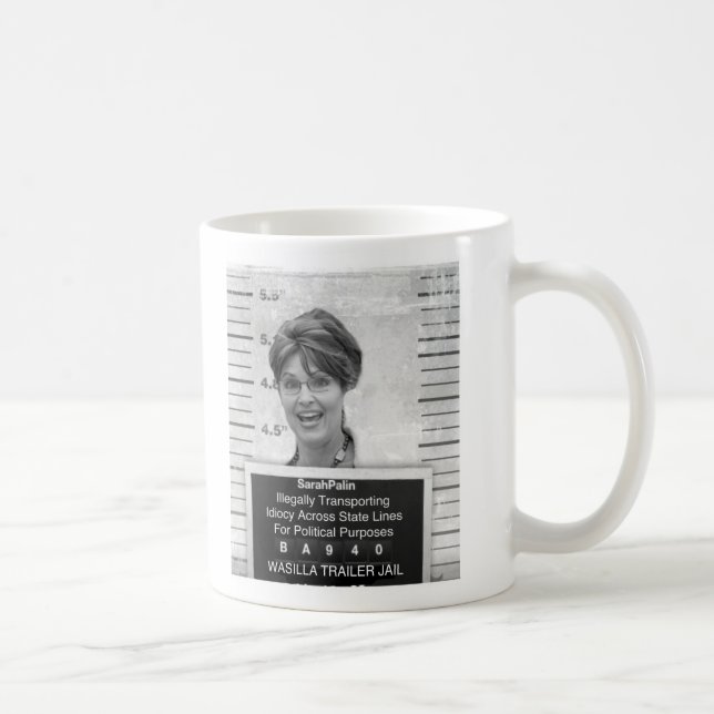 Sarah Palin Mugshot Kaffemugg (Höger)