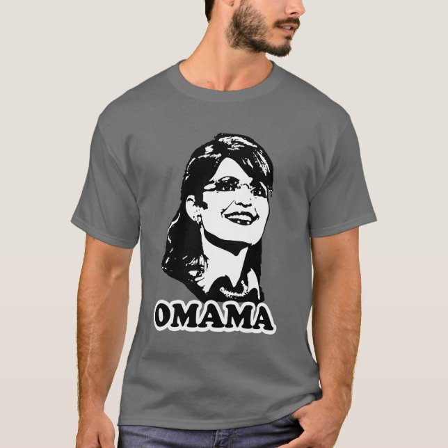 Sarah Palin Omama t-skjorta T Shirt (Framsida)