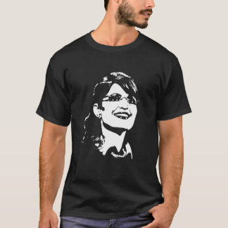 Sarah Palin porträtt Tee