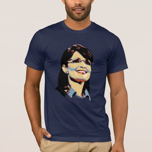 Sarah Palin porträtt Tee Shirt (Framsida)