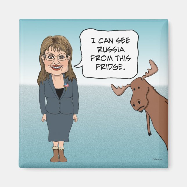 Sarah Palin Sees Ryssland Magnet (Framsidan)