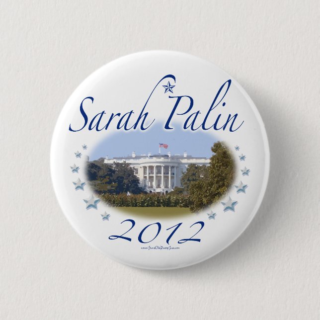 Sarah Palin Vita hus 2012 knäppas Knapp (Framsida)