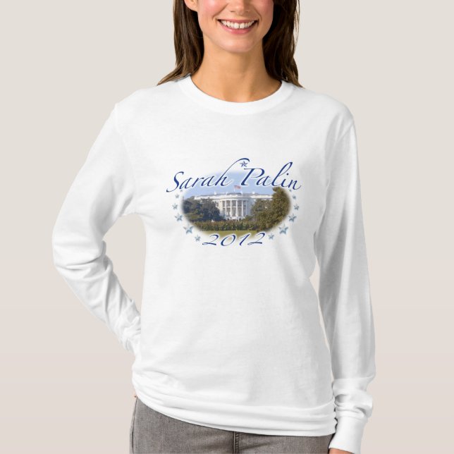 Sarah Palin Vita husskjorta 2012 T-shirt (Framsida)