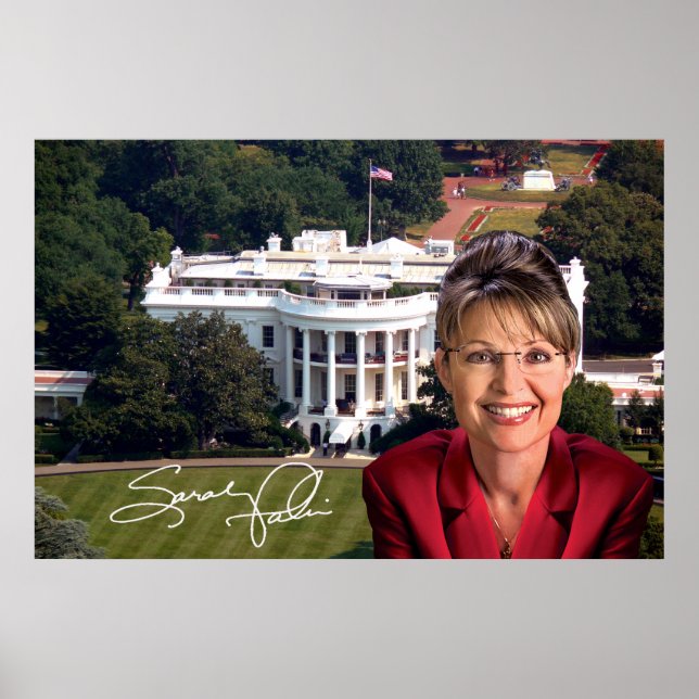 Sarah Palin & White House Poster (Framsidan)