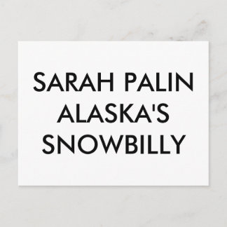 SARAH PALINALASKA S NOWBILLY VYKORT