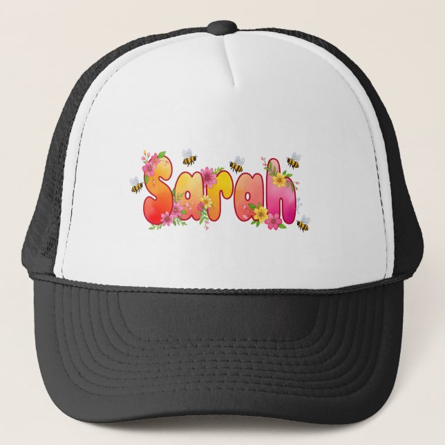 Sarah - personalised hats for her keps (Framsida)