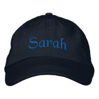 Sarah Personlig Namn Embroired Baseball Cap
