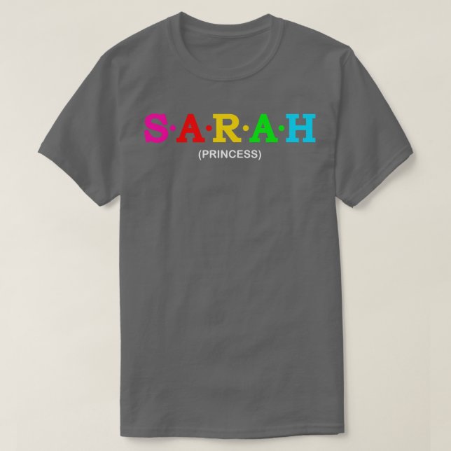 Sarah Princess T Shirt (Design framsida)