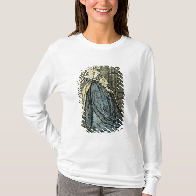 Sarah Siddons som damen Macbeth Tee Shirt (Framsida)