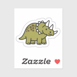 Sarah Triceratops Sticker Klistermärken