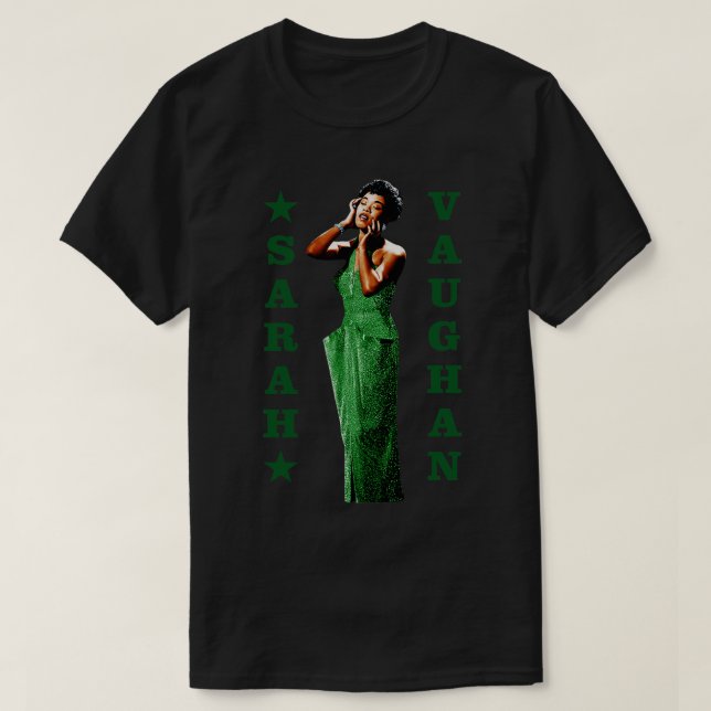 Sarah Vaughan T Shirt (Design framsida)