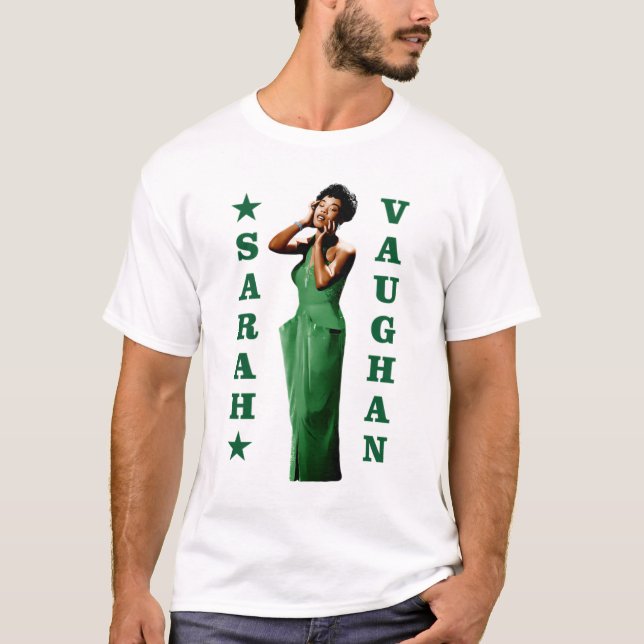 Sarah Vaughan T Shirt (Framsida)
