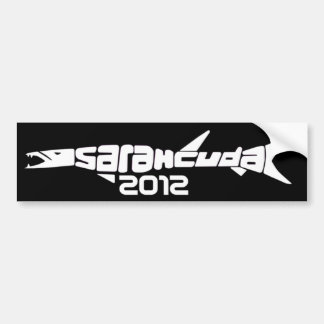 SarahCuda 2012 Svart Bildäckslapp Bildekal