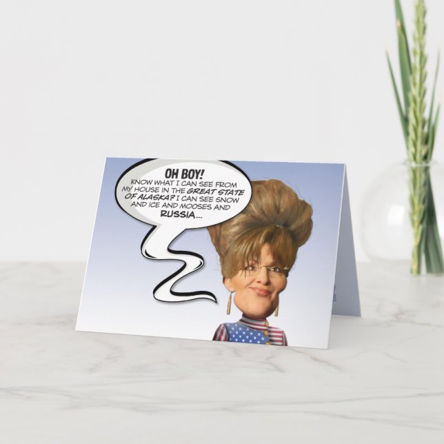 Sarah's Underbara Alaska Birthday Kort (Framsida)