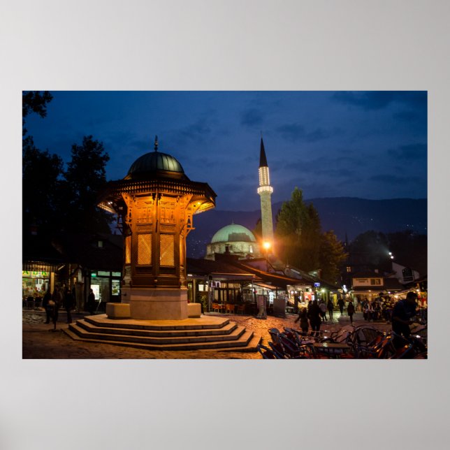 Sarajevo Bosna i Bosnien och Hercegovina Poster (Framsidan)