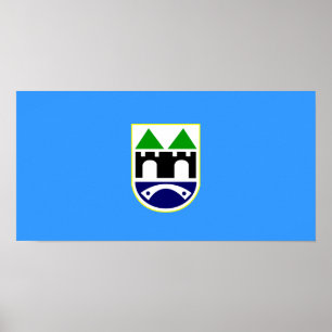 Sarajevo Flagga Poster