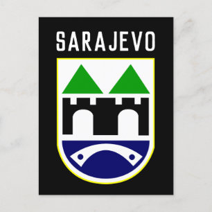 Sarajevo jackar av arm, Bosnien och Hercegovina Vykort