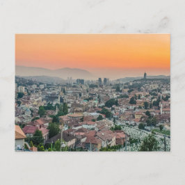 Sarajevo-landskapet uppifrån vykort