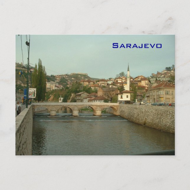Sarajevo Vykort (Framsida)