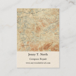 Saranac Sjö chain (Nedre, Mitten och övre Sjöar) Visitkort