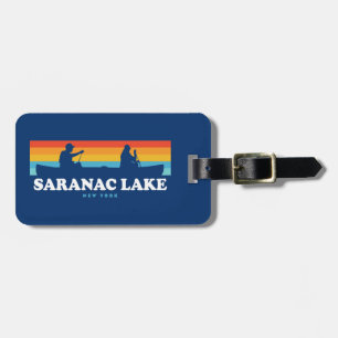 Saranac Sjö New York Canoe Bagagebricka