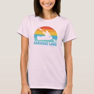 Saranac Sjö New York Kayak T Shirt