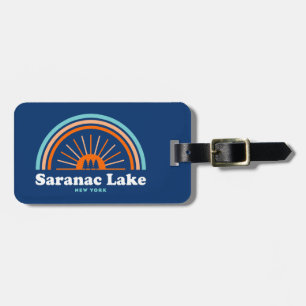 Saranac Sjö New York Rainbow Bagagebricka
