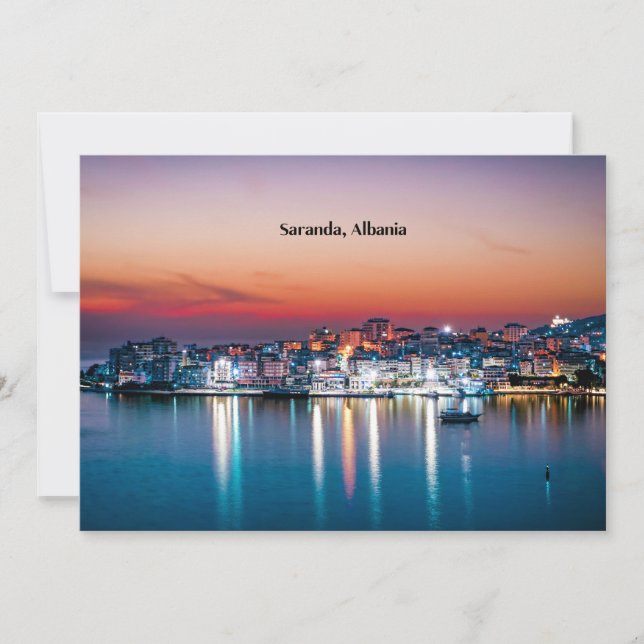 Saranda, Albanien Julkort (Framsida)