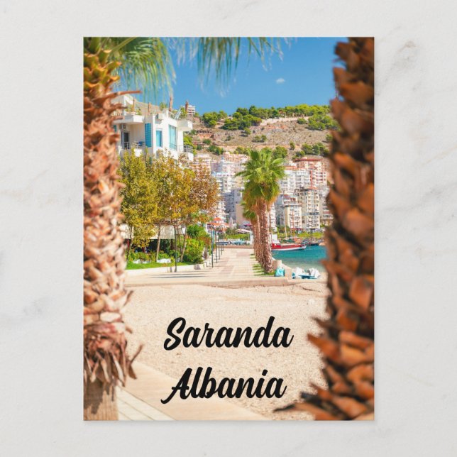 Saranda, Albanien Vykort (Framsida)