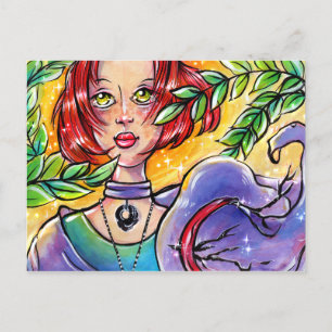 Saraphin Sol Witch Vykort